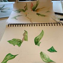 My project for course: Botanical Illustration with Watercolors. Traditional illustration, Fine Arts, Painting, Drawing, Watercolor Painting, and Botanical Illustration project by andreaellenhall - 06.27.2024
