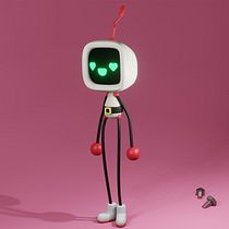 Meu projeto do curso: Introdução ao design 3D e modelagem com Blender. Motion Graphics, Character Design, Product Design, and 3D Modeling project by Nicole Oliveira Bustamante Ackermann - 06.26.2024