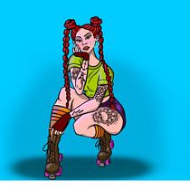 Mi proyecto del curso: Creación de personajes estilo urbano. Un projet de Illustration traditionnelle, Conception de personnages, Illustration numérique , et Art conceptuel de Richerlys Desantiago - 27.06.2024
