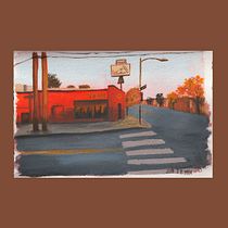 My project for course: Gouache Sketchbook: Painting Your Surroundings. Fine Arts, Painting, Sketching, Architectural Illustration, Sketchbook, and Gouache Painting project by Diana - 06.19.2024