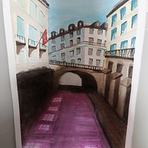 Meu projeto do curso: Representação arquitetônica com aquarela. Traditional illustration, Sketching, Drawing, Watercolor Painting, Architectural Illustration, and Sketchbook project by laurabittencourt8 - 06.28.2024