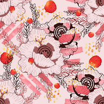 Mon projet du cours : Création d’une marque à partir de vos propres imprimés. Traditional illustration, Br, ing, Identit, Graphic Design, Pattern Design, Fashion Design, and Botanical Illustration project by Angie M - 06.28.2024