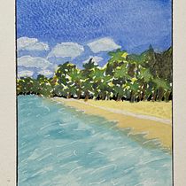 Mon projet du cours : Carnet de voyage à l’aquarelle. Traditional illustration, Watercolor Painting, Architectural Illustration, and Sketchbook project by sǝןɹɐɥɔ - 06.30.2024