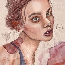 Mi proyecto del curso: Retrato ilustrado con Procreate Mel De Romer. Traditional illustration, Vector Illustration, Digital Illustration, and Portrait Drawing project by Meri - 07.01.2024