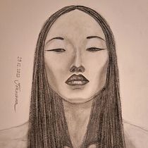 My project for course: Portrait Sketchbooking: Explore the Human Face. Sketching, Drawing, Portrait Drawing, Artistic Drawing, and Sketchbook project by Francesca Miceli - 07.01.2024