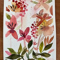 Mijn project van de cursus: Bloemen aquarelleren: leg contact met de natuur. Ilustração tradicional, Pintura, Pintura em aquarela e Ilustração botânica projeto de hannekeniessen - 01.07.2024