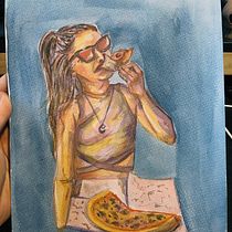 My project for course: Artistic Portrait with Watercolors. Fine Arts, Painting, Watercolor Painting, and Portrait Drawing project by Nicolle Brown - 07.01.2024
