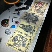 Mi proyecto del curso: Tatuaje para principiantes. Tattoo Design project by Yorsh Novak - 07.02.2024