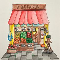 My project for course: Watercolor Urban Illustration: Portray your City. Projekt z dziedziny  Malarstwo,  R, sunek, Malowanie akwarelą,  R i sunek architektoniczn użytkownika luanaharumi_1 - 02.07.2024