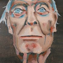 Mijn project van de cursus:  Portretschilderen met olieverf: verken licht en schaduw. Fine Arts, Painting, and Oil Painting project by mebomhof - 07.03.2024