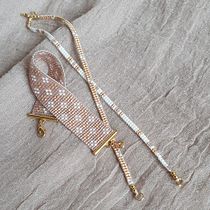 Mi proyecto del curso: Diseño de accesorios con cuentas: teje patrones elegantes. Accessor, Design, Arts, Crafts, Jewelr, Design, and Fiber Arts project by Martina Vlčková - 07.04.2024