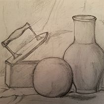 BODEGÓN. Pencil Drawing, Drawing, Realistic Drawing, and Artistic Drawing project by asturgeaturismo - 07.05.2024