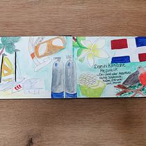 Mein Abschlussprojekt für den Kurs: Aquarellreiseheft. Traditional illustration, Watercolor Painting, Architectural Illustration, and Sketchbook project by Coco - 10.01.2023