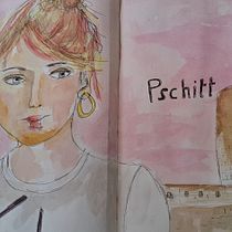 Mon projet du cours : Sketching artistique à l’aquarelle : osez exprimer vos idées. Esboçado, Criatividade, Desenho, Pintura em aquarela, e Sketchbook projeto de verougier - 06.07.2024
