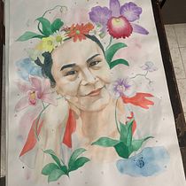 Mi proyecto del curso: Retrato ilustrado en acuarela. Un projet de Illustration traditionnelle, Beaux Arts, Peinture, Dessin, Aquarelle, Dessin de portrait , et Dessin artistique de Bryam Esteban Velasco Novoa - 07.07.2024