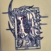 Mi proyecto del curso: Ilustración de tatuajes blackwork desde cero. Un projet de Illustration traditionnelle, Dessin, Illustration numérique, Conception de tatouage , et Dessin numérique de christopherarrieta35 - 09.07.2024