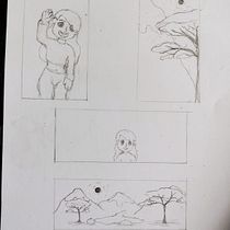 Mi proyecto del curso: De principiante a superdibujante. Een project van  Ontwerp, Traditionele illustratie, Tekening met potlood y  Tekening van Neko - 09.07.2024