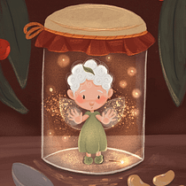 Meu projeto do curso: Ilustração infantil com Procreate: crie cenas mágicas. Un progetto di Illustrazione digitale, Illustrazione infantile, Pittura digitale e Albo illustrato di Vivian Brandão - 09.07.2024