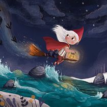 My project for course: Children’s Illustration with Procreate: Paint Magical Scenes. Un progetto di Illustrazione digitale, Illustrazione infantile, Pittura digitale e Albo illustrato di Filipe Nava - 09.07.2024