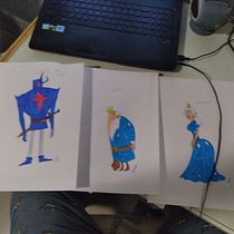 My project for course: Retro Character Design for Animation. Animation, Concept Art, and Traditional illustration project by josueoteropedraza - 07.09.2024