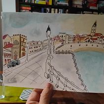 Mi proyecto del curso: Urban sketching: crea paisajes urbanos expresivos. Painting, Sketching, Drawing, Watercolor Painting & Ink Illustration project by inesfg_1 - 07.10.2024