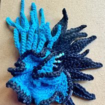 Mon projet du cours : Techniques de crochet pour représenter la vie marine. Accessor, Design, Arts, Crafts, Fiber Arts, Crochet, and Textile Design project by alice_laperche - 07.10.2024