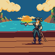 Meu projeto do curso: Introdução ao desenho de personagens em pixel art. Een project van Ontwerp van personages, Videogames, Pixel art y Videogame-ontwerp van biancablanche - 09.07.2024