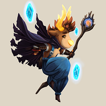 Mi proyecto del curso: Diseño de personajes fantásticos en Procreate. Projekt z dziedziny Projektowanie postaci, Ilustracja c, frowa, R, sunek c, frow, Malarstwo c i frowe użytkownika Jesus Octavio Muñiz Lemus - 10.07.2024