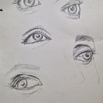 Meu projeto do curso: Caderno de retratos: explore o rosto humano. Sketching, Drawing, Portrait Drawing, Artistic Drawing, and Sketchbook project by Monica Martins - 07.11.2024