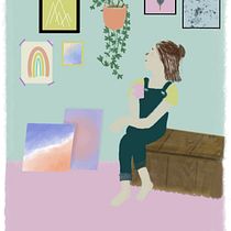 My project for course: Colorful Digital Illustration in Procreate. Un progetto di Illustrazione tradizionale, Disegno, Illustrazione digitale e Disegno digitale di hdecock10 - 11.07.2024
