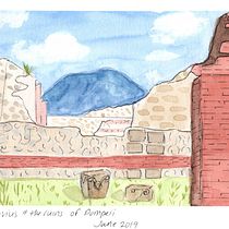 Watercolor Travel Journal Final Project. Traditional illustration, Watercolor Painting, Architectural Illustration, and Sketchbook project by Jackie - 07.07.2024