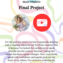 My project for course: Public Speaking: Find Your Unique Voice. Un projet de Conseil créatif, Stor, telling , et Communication de Alyzza Patricia Ann Villafuerte - 12.07.2024