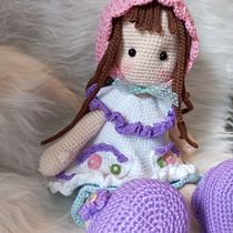 Mi proyecto del curso: Elaboración de muñecas amigurumi románticas. Arts, Crafts, To, Design, Fiber Arts, Crochet, and Textile Design project by Carmen Carolina Alvarado Correa - 07.12.2024