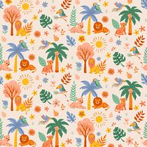 My project for course: Designing for Kids: Create Playful Patterns. Traditional illustration, Product Design, Pattern Design, Digital Illustration, and Children's Illustration project by Lauriane Bohémier - 07.13.2024