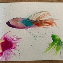 My project for course: Modern Watercolor Techniques. Traditional illustration, Fine Arts, Painting, and Watercolor Painting project by evereynolds13 - 07.13.2024