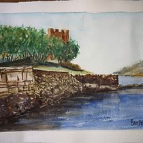 Mi proyecto del curso: Pintura de paisajes realistas con acuarela. Projekt z dziedziny  Sztuki piękne,  Malarstwo, Sketching, Malowanie akwarelą, Ilustracja naturalist i czna użytkownika Rafa Lampón - 13.07.2024
