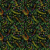 Lordasis Pityesis. Projekt z dziedziny Trad, c, jna ilustracja, Pattern design, Ilustracja c, frowa, Ilustracja naturalist i czna użytkownika Adrian Yugo - 13.07.2024