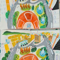 Mijn project van de cursus: Een schildersketchbook maken met gouache. Un proyecto de Ilustración tradicional, Bocetado, Dibujo, Ilustración arquitectónica, Sketchbook y Pintura gouache de veranobels - 13.07.2024