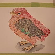My project for course: Surreal Illustration with Watercolor and Ink. Traditional illustration, Fine Arts, Painting, Drawing, and Watercolor Painting project by sarahnhargreaves - 07.13.2024
