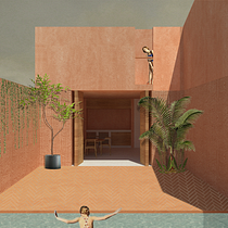 Mi proyecto del curso: Representación gráfica de proyectos arquitectónicos. Un projet de Architecture, Pa, sagisme, Collage, Architecture numérique et Illustration architecturale de Karina Estrada - 12.07.2024