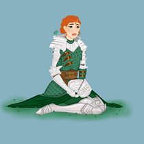 My project for course: Cartoon-Style Character Portraits with Procreate. Design de personagens, Ilustração digital, Desenho digital, e Pintura digital projeto de amalie_joerg - 14.07.2024