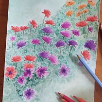 Mi proyecto del curso: Creación de paletas de color con acuarela. Un progetto di Illustrazione tradizionale, Belle arti, Pittura, Pittura ad acquerello e Teoria del colore di Sinforosa Rodríguez - 15.07.2024