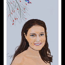Mi proyecto del curso: Cynthia,. Traditional illustration, Vector Illustration, Digital Illustration, and Portrait Drawing project by franksg4451 - 07.15.2024