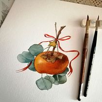 Mi proyecto del curso: Ilustración botánica realista: conecta con la naturaleza. Un proyecto de Pintura, Pintura a la acuarela, Ilustración botánica e Ilustración naturalista				 de Carmen Flores - 13.07.2024