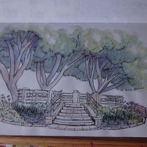 Mi proyecto del curso: Urban Sketching: expresa tu mundo con una nueva perspectiva. Traditional illustration, Sketching, Drawing, Watercolor Painting, Architectural Illustration, and Sketchbook project by artistense - 07.15.2024
