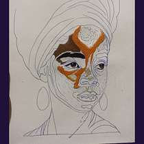 Magia del pacifico colombiano . Embroider, and Textile Design project by jen902907 - 06.01.2024