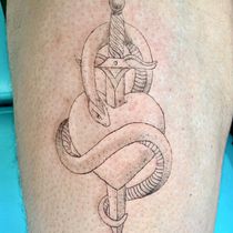 Mi proyecto del curso: Tatuaje para principiantes. Tattoo Design project by Jimena Pacheco - 07.16.2024