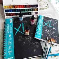 Mi proyecto del curso: Técnicas modernas de acuarela. Un progetto di Illustrazione tradizionale, Belle arti, Pittura e Pittura ad acquerello di Silvia Nieves Guerrero Merino - 16.07.2024
