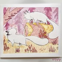 My project for course: Illustration Techniques with Watercolor and Gouache. Un proyecto de Ilustración tradicional, Bellas Artes, Pintura, Pintura a la acuarela, Ilustración infantil y Pintura gouache de migalyn - 16.07.2024
