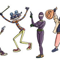 Mi proyecto del curso: Fábrica de personajes ilustrados. Projekt z dziedziny Trad, c, jna ilustracja, Projektowanie postaci, Ilustracja c, frowa, Ilustracje dla dzieci i Narracja użytkownika aruizhom - 16.07.2024